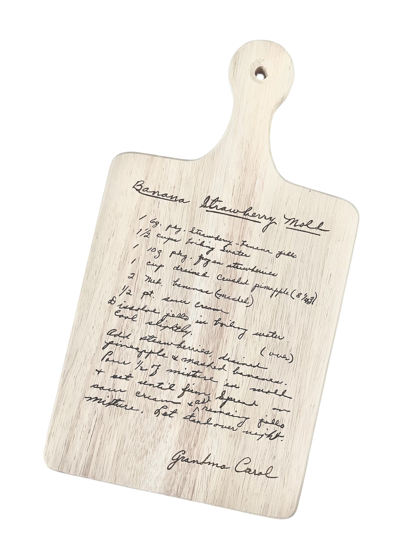 Recipe Engraving Board
