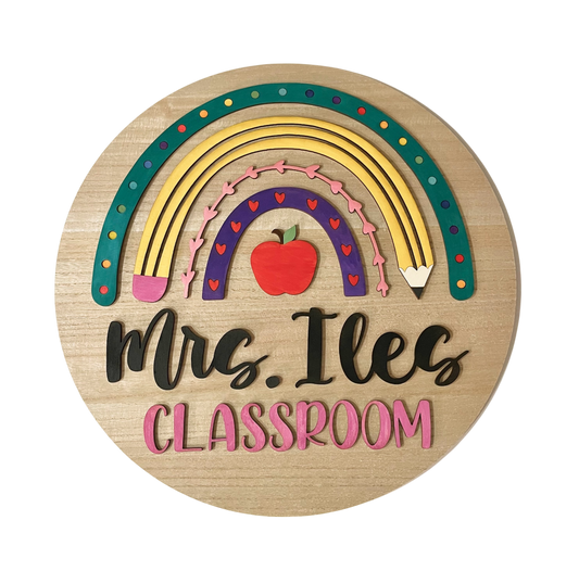 Teacher Classroom Door Sign