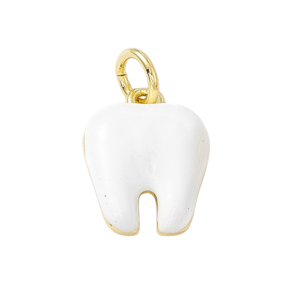 Teeth White Enamel Charm