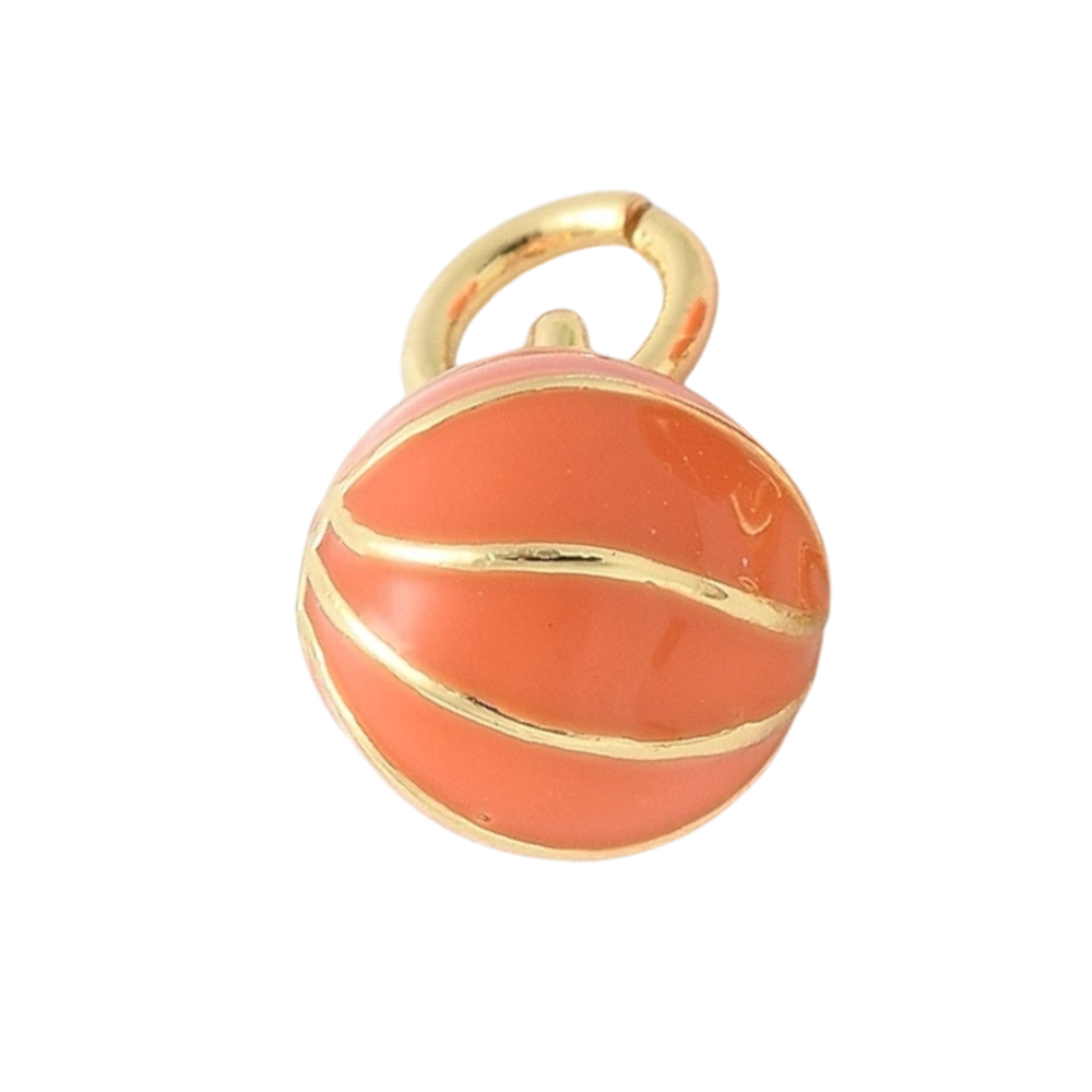 Basement Ball Enamel Charm