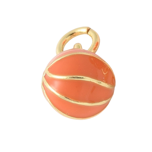 Basement Ball Enamel Charm