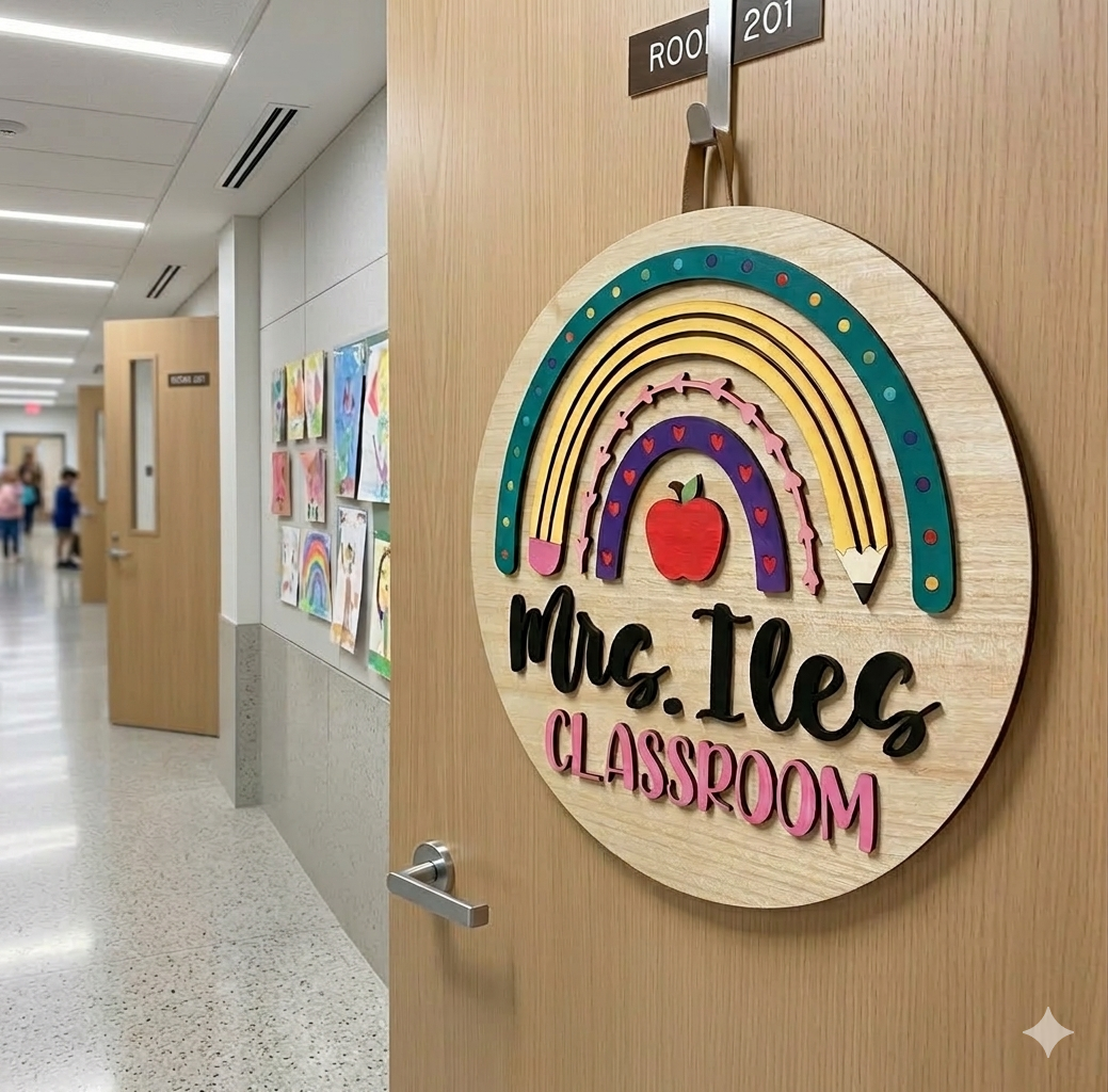 Teacher Classroom Door Sign