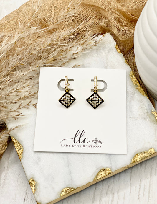 Hmong Gold Tsev Earring