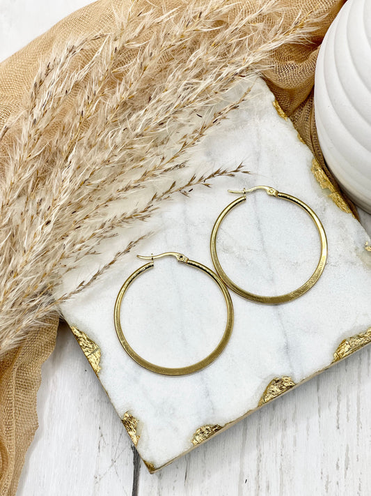 Gold Hoop Earring