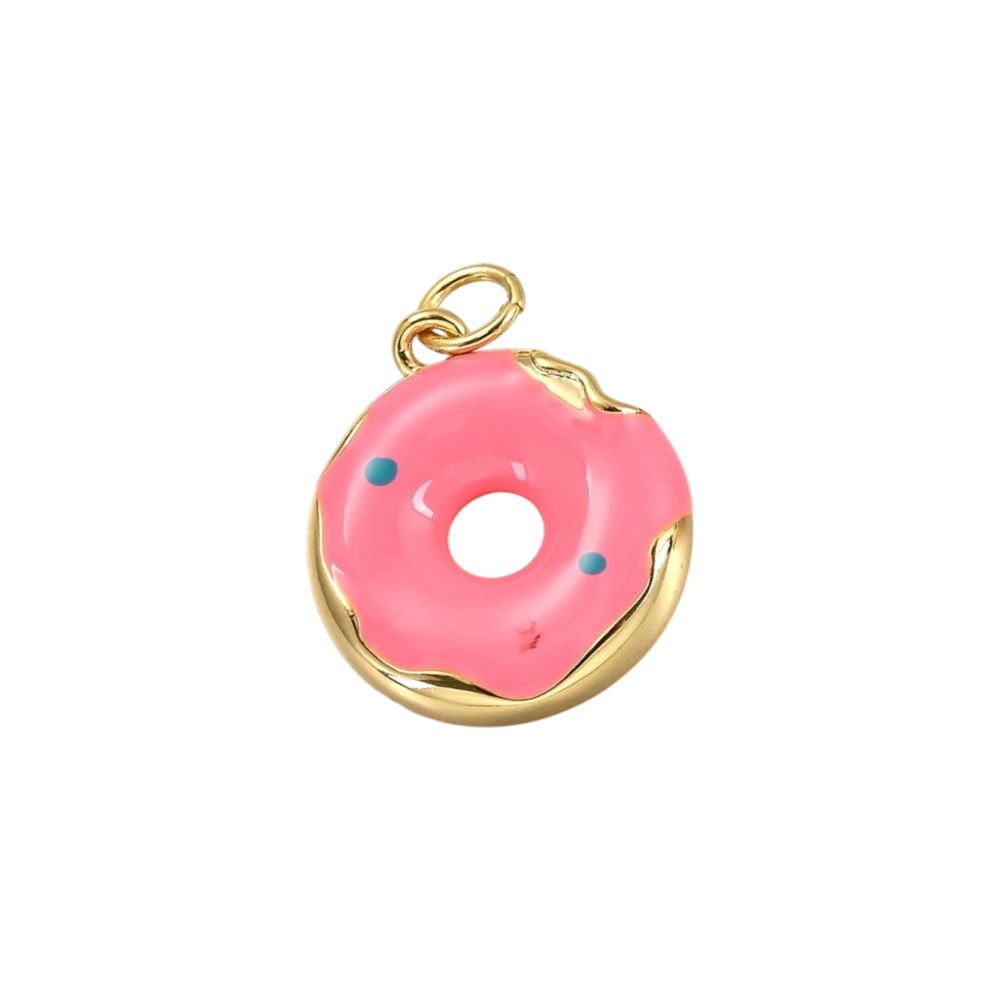 Donut Sprinkle Enamel Charm