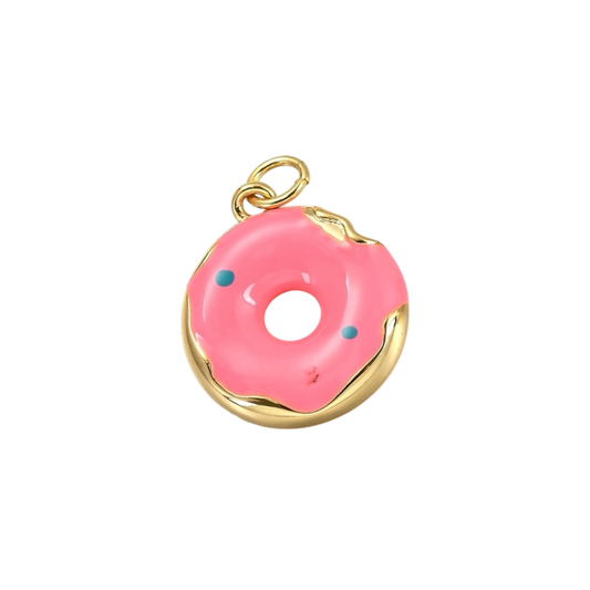 Donut Sprinkle Enamel Charm