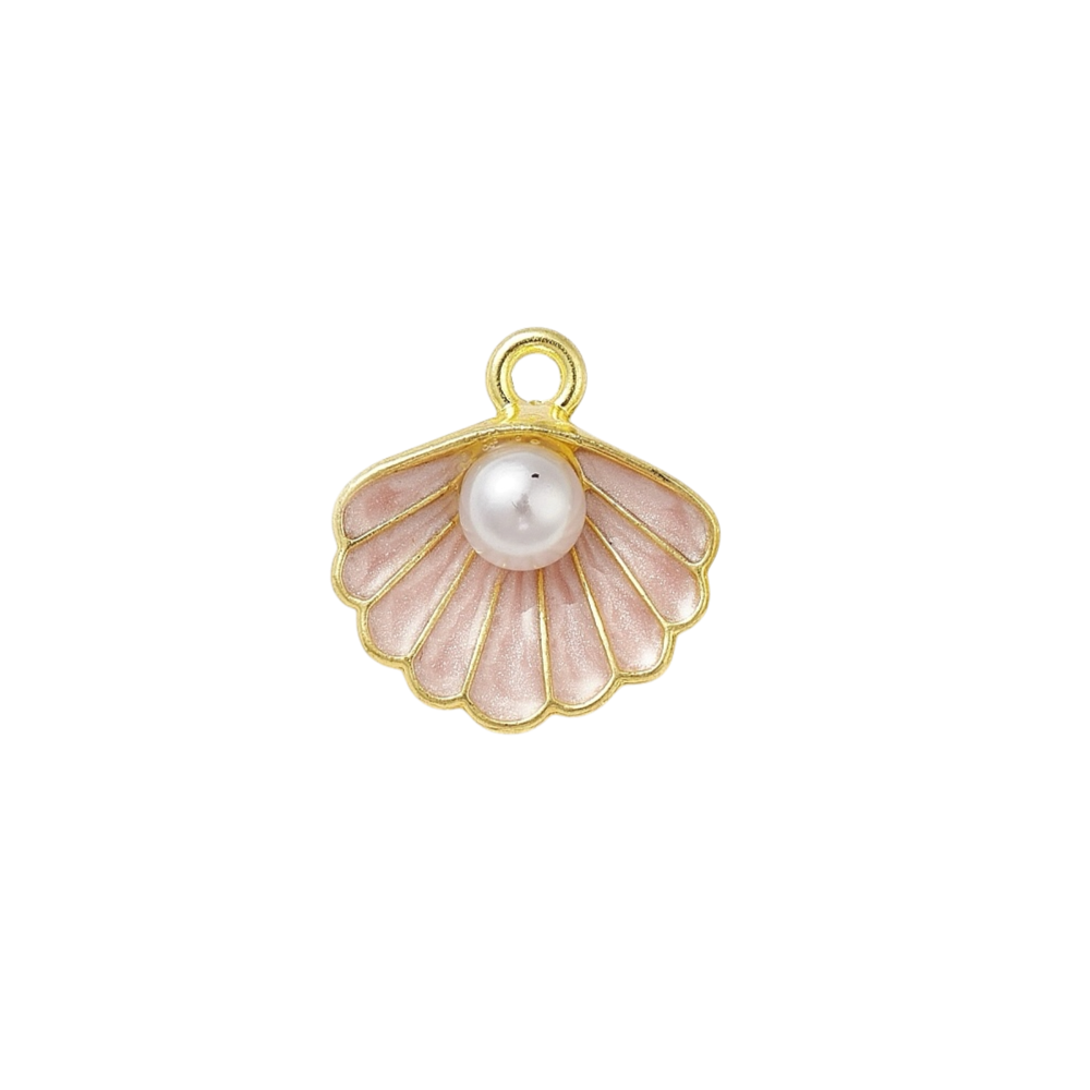 Shell Pearl Charm